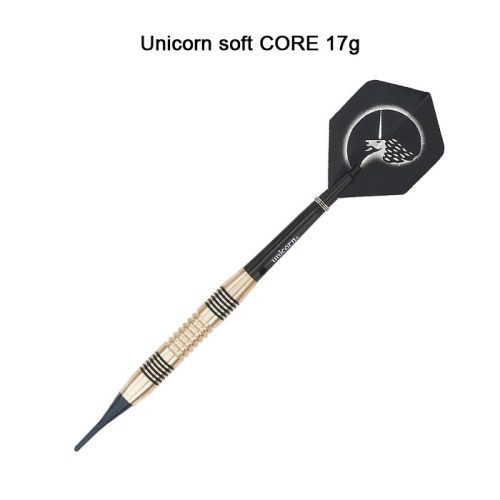 Šipky Unicorn soft CORE 17g, brass