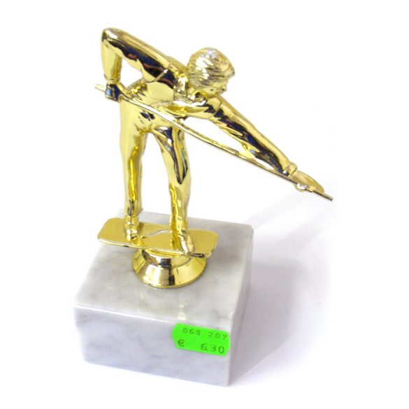 Kulečníková trofej velká, hráč