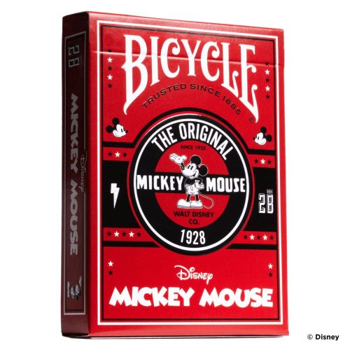 Hrací karty Bicycle Disney Classic Mickey Mouse, červené