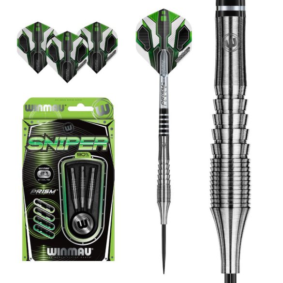 Šipky Winmau steel SNIPER 21g, 90% wolfram