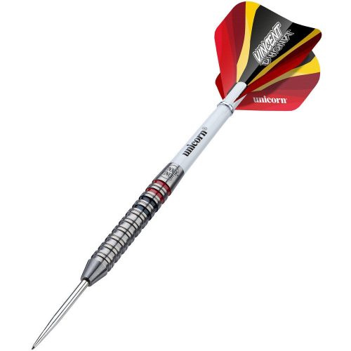 Šipky steel Unicorn Vincent D'Hondt 24g, 90% wolfram