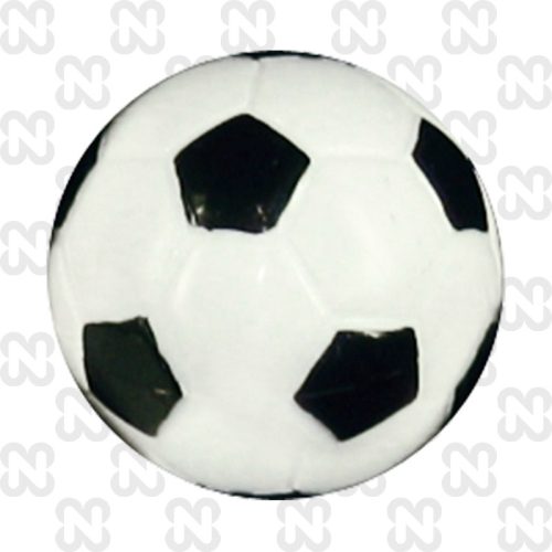 Fotbalový míček černo-bílý, 34 mm