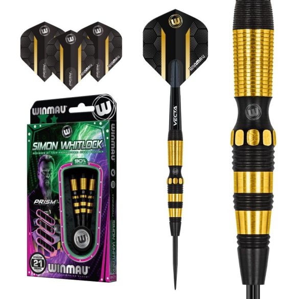 Šipky Winmau steel Simon Whitlock Dynamic SE 21g, 90% wolfram