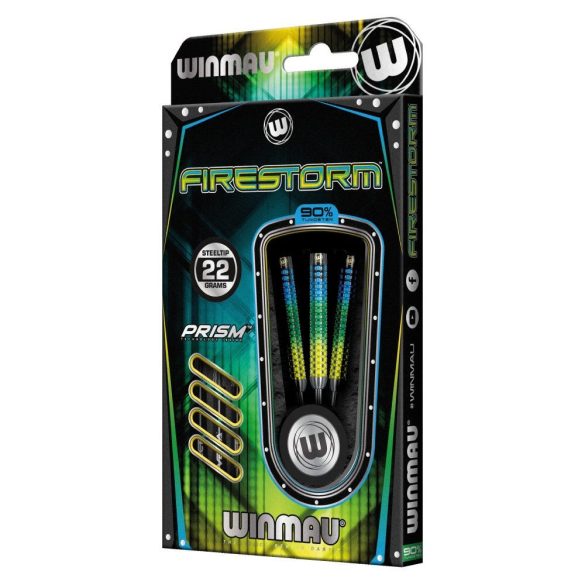 Šipky Winmau steel Firestorm 22g, 90% wolfram