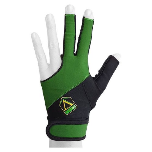Kulečníková rukavice Longoni Vaula SX, černo-zelená