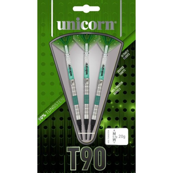 Šipky Unicorn soft S/T T90 CORE XL GREEN 19g, 90% wolfram