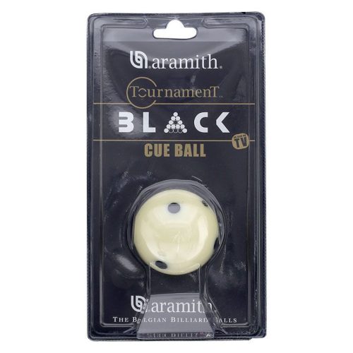 Prémiová bílá koule Aramith 57,2 mm pro pool kulečníkovou sadu Tournament Black