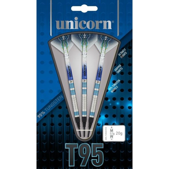 Šipky Unicorn soft T95 CORE XL BLUE 18g, 95% wolfram
