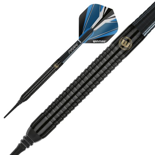 Šipky Winmau soft Sabotage Black 20g, 90% wolfram