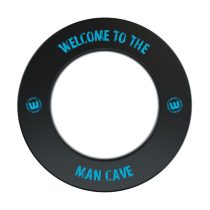   Ochrana k terčům Winmau s logem "Man Cave", černá