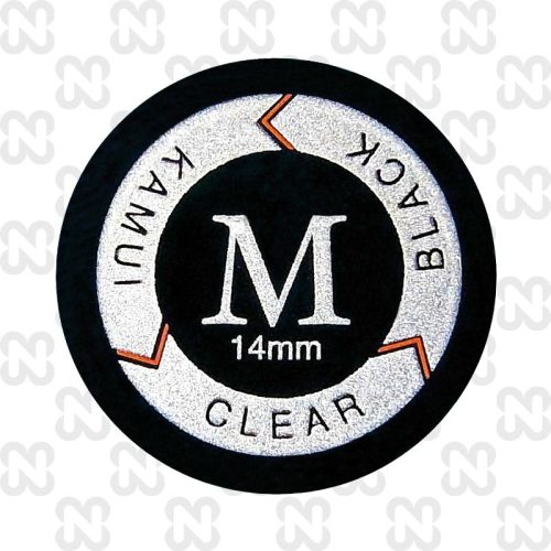 Kůže na tágo Kamui Clear Black 14mm, medium