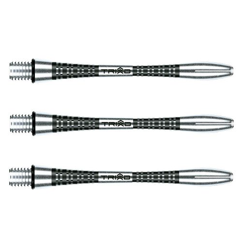 Násadky na šipky Winmau Triad Aluminium, černé dlouhé