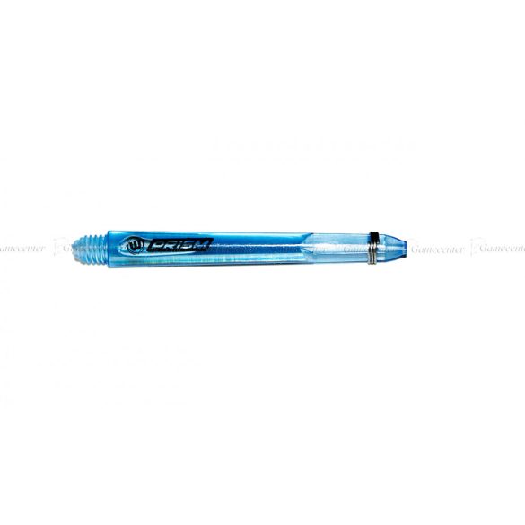 Násadky na šipky Winmau Prism plastové, průsvitné modré, dlouhé