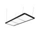 Lampa nad kulečníkový stůl Dynamic LED Flat černá, 195 x 70 x 6,5 cm