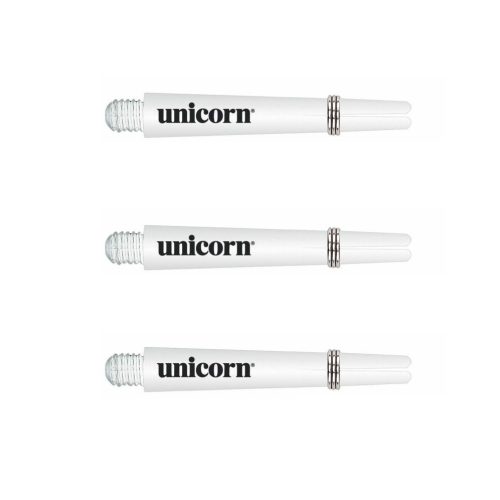 Násadky na šipky Unicorn GRIPPER 3 VALUE PACK, 15 ks, bílé krátké