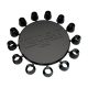 Winmau Trident 180 kroužky, černé