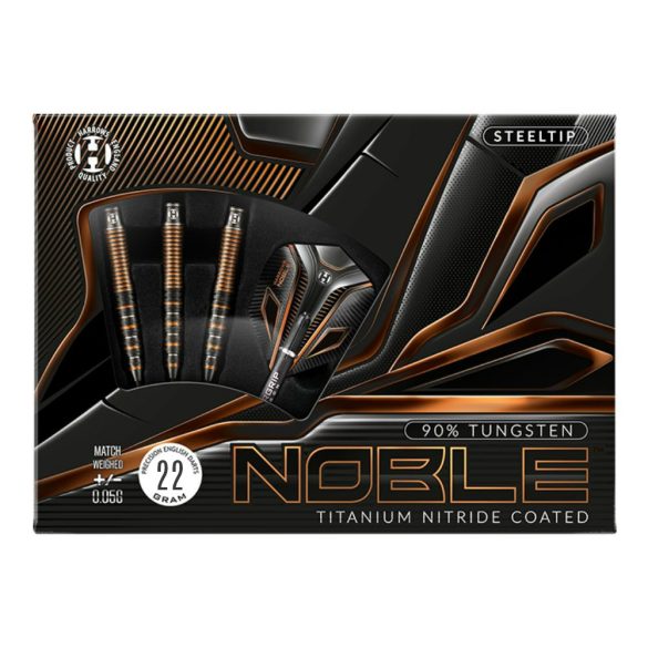 Šipky Harrows steel Noble 22g, 90% wolfram