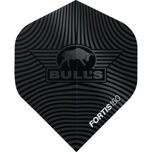 Letky na šipky Bull's Fortis standardní, černé, 150 mikronů