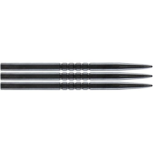 Hroty na šipky Bull's steel Ringed Grip, 45mm, černé - 3ks
