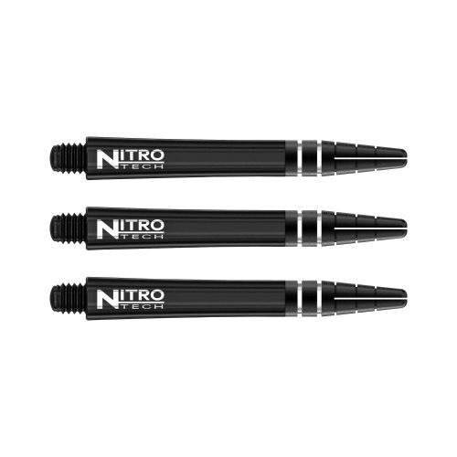 Násadky na šipky Red Dragon Nitrotech plastové černé, dlouhé