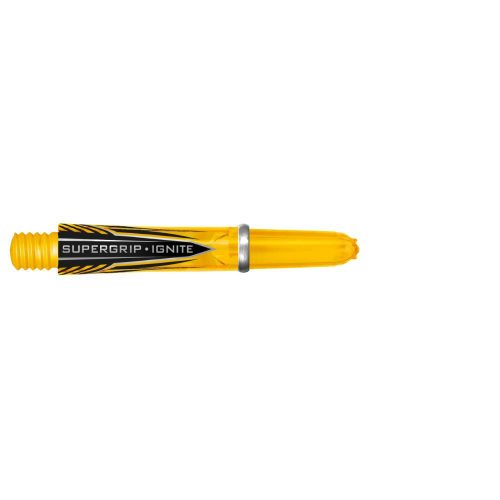 Násadky na šipky Harrows Supergrip Ignite žluté, krátké 33mm