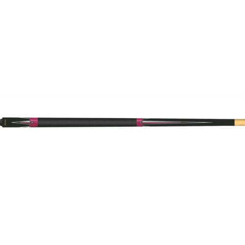 Pool kulečníkové tágo Triton Target 5, dvoudílné, růžovo-černé, 145/13mm