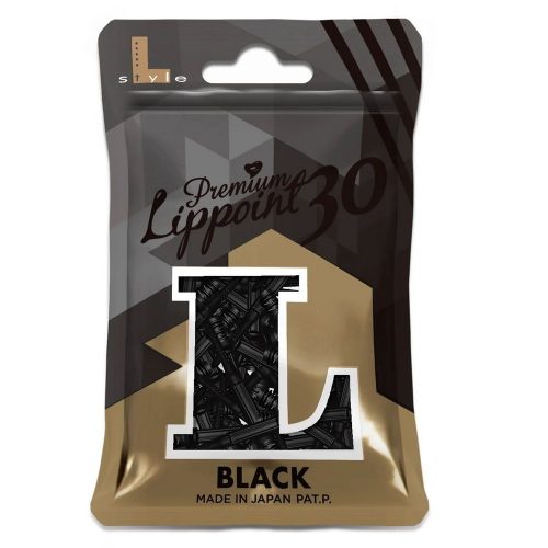 Hroty na soft šipky L-Style Premium LipPoint černé, 2BA/30ks