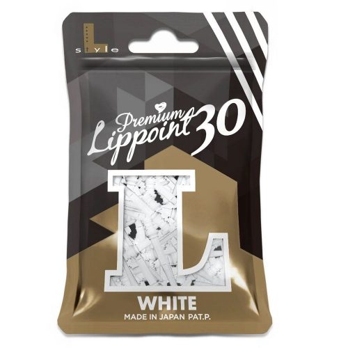 Hroty na soft šipky L-Style Premium LipPoint bílé, 2BA/30ks