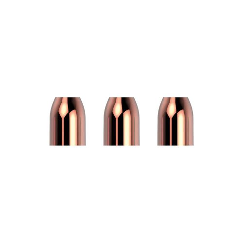 Kroužky na násadky L-Style Premium Champagne Ring kovové, růžové zlato, 3ks