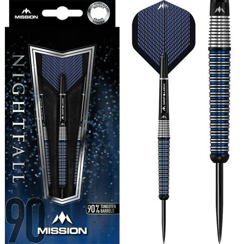 Šipky Mission steel Nightfall M3 25g, 90% wolfram