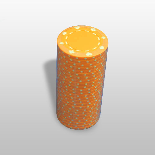 Pokr žeton MAN 11,5g oranžový