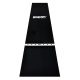 ONE80 Pryžový koberec před terč s dřevěnou hranicí hodu 62 cm, černo-bílý