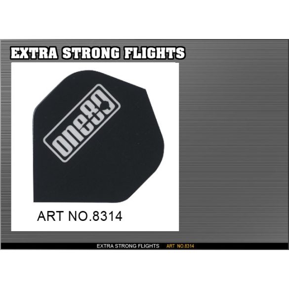 Letky na šipky ONE80 Xtra Strong černé