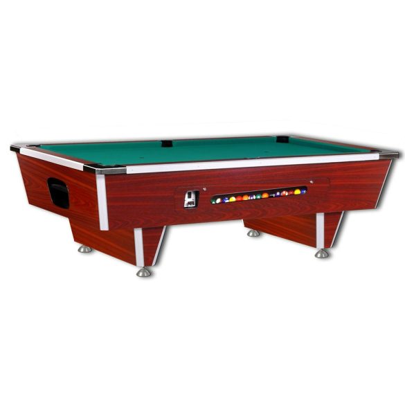 Kulečníkový stůl Gamecenter PANNON 7ft s mincovníkem, černý nebo mahagon