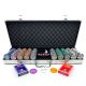 Gamecenter Poker set Star 500 ks, 13,5g očíslované žetony, hliníkový kufřík