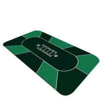 Pokerová podložka Las Vegas, pogumovaná, 180×90, zelená