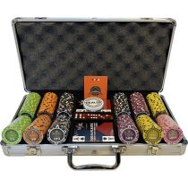   Pokerová sada Royal Cardroom Turnier 300 ks, 14g žetony, vysoké hodnoty