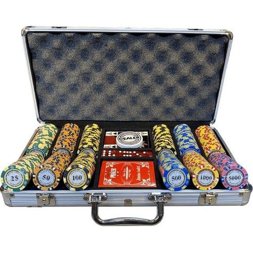 Pokerová sada Monte Carlo 300 ks, 14g, vysoké hodnoty
