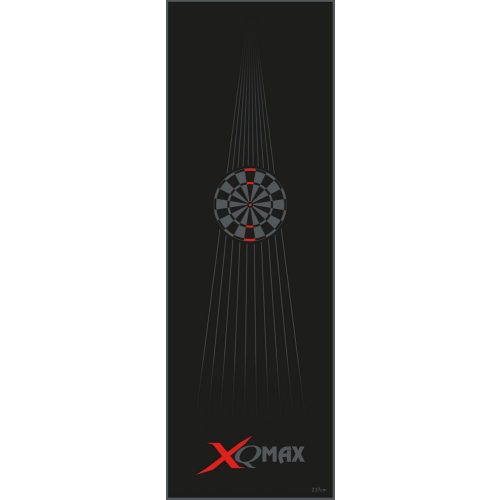 Koberec před terč XQ Max černo-červený 237 x 80 cm