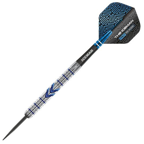 Sada steel šipek Red Dragon Gerwyn Price Iceman Midnight Edition 23g, 90% wolfram