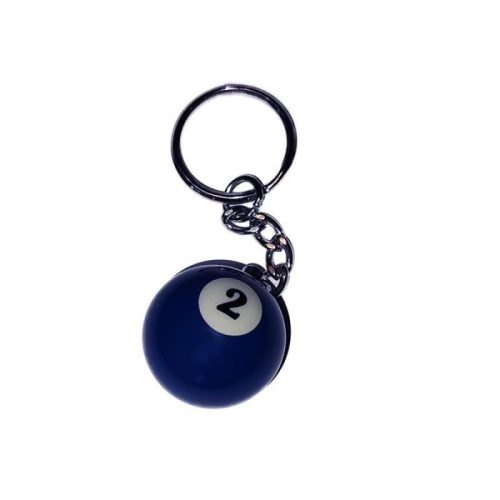 Kulečníková klíčenka "2" velká