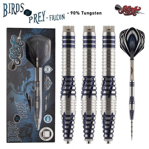 Šipky Shot steel  Birds of Prey 1, Falcon 27g, 90% wolfram