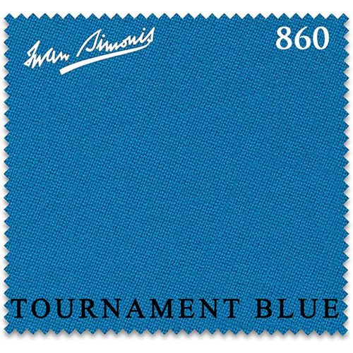 Kulečníkové plátno Simonis 860 Tournament Blue, 198 cm široké