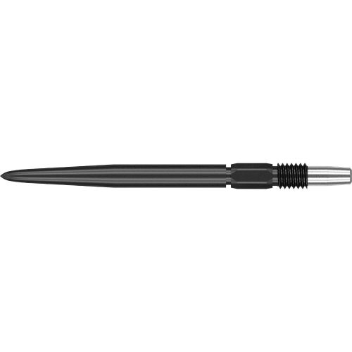 Hroty na šipky TARGET steel Swiss Point černé, kovové 26mm - 3ks