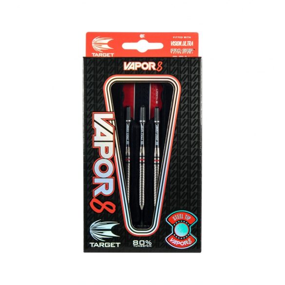 Šipky TARGET steel VAPOR8 03 24g, 80% wolfram