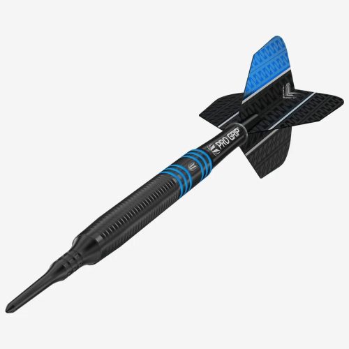 Šipky soft TARGET Vapor8 black 18g, modré, 80% wolfram