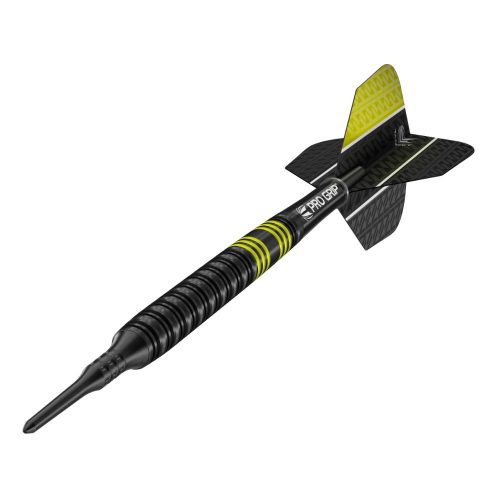 Šipky soft TARGET VAPOR8 BLACK 19g, žluté 80% wolfram