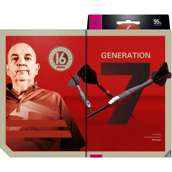 Šípky TARGET steel Power 9five G7 Swiss Point 2020, 26g, 95% wolfram