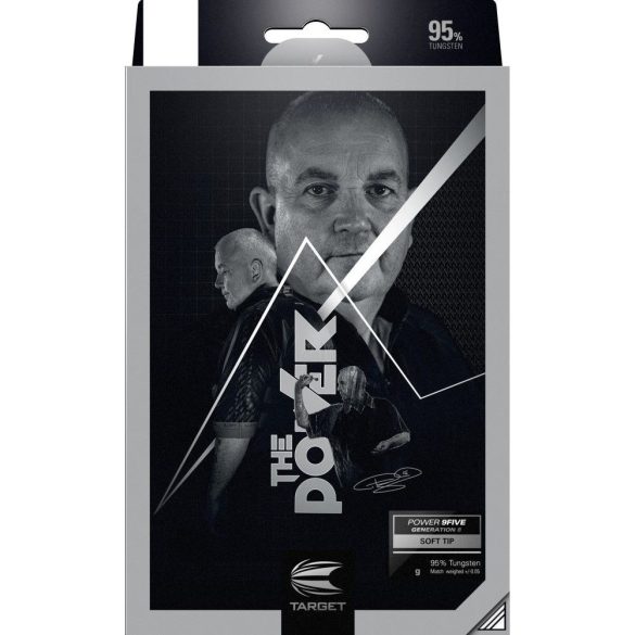 Šipky TARGET soft PHIL TAYLOR POWER 9FIVE GEN8, 20g, 95% wolfram