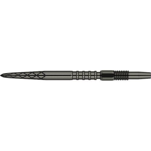 Hroty na šípky TARGET Swiss Point steel, DS Surge kovové, 26mm, čierne - 3ks